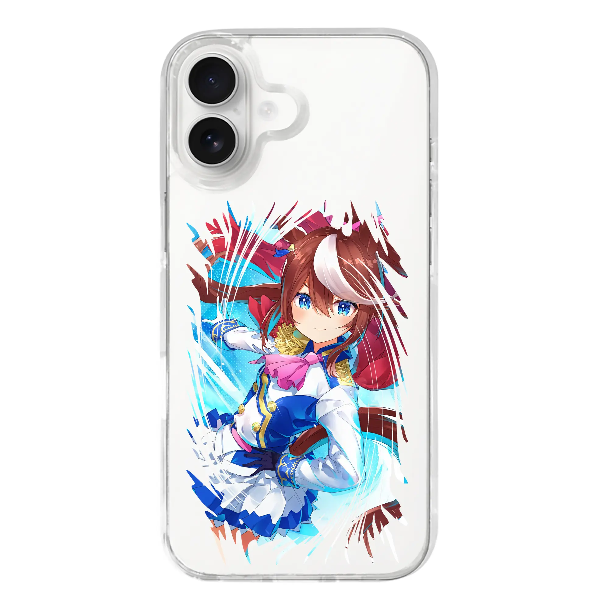 ウマ娘 プリティーダービー グッズ トウカイテイオー - iPhone 17シリーズ 透明スマホケース – 薄型・耐衝撃・精密フィット保護カバー